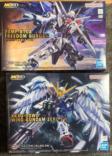 MGSD フリーダムガンダム、ウイングガンダムゼロ EW★セット★未開封