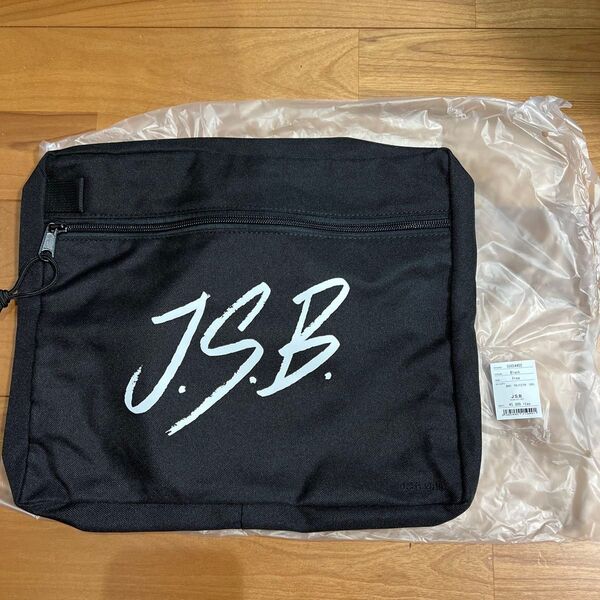 JSB 黒 ナイロンバッグ
