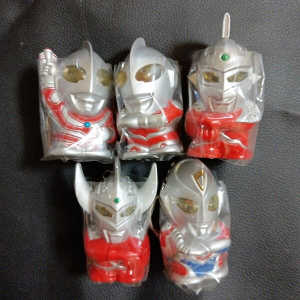 ウルトラマン フィギュアキーホルダー【5種】【未使用】