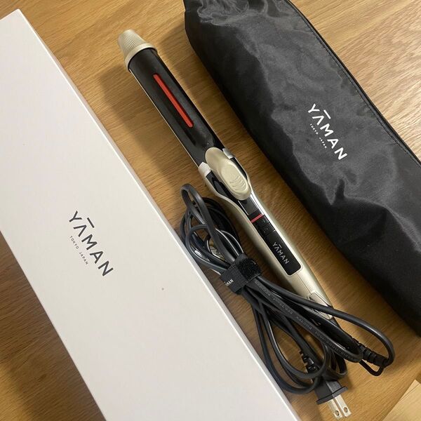 YA-MAN コテ ヘアアイロン 32mm 耐熱袋付き
