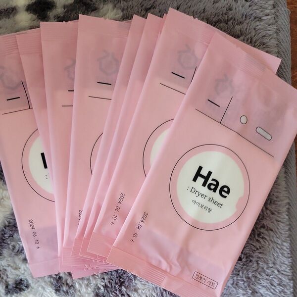 柔軟剤シート 韓国 人気 洗濯 Hae ドライシート 10個セット