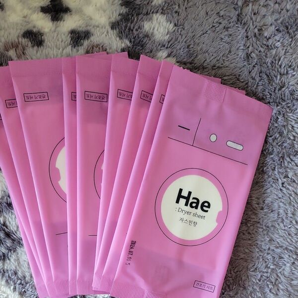 柔軟剤シート 10個セット韓国 Hae 人気定番商品