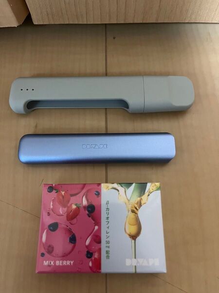 Dr.VAPE3 本体ブルー 専用ケース カートリッジ1つ 電子タバコ