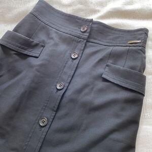 美品◆ダックス DAKS◆タイトロングスカート サイズ38 黒 レディース ボトムス a20052312