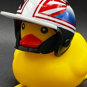 アヒル隊長 カスタムヘルメット コルク半 富士日章 ハンドメイド