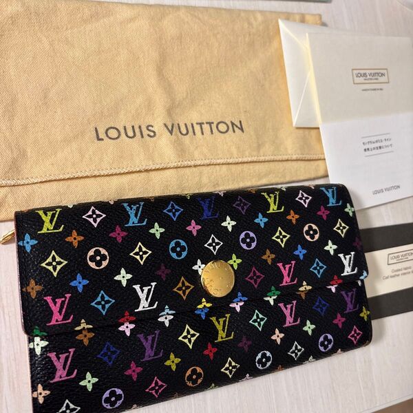 ルイヴィトン LOUIS VUITTON マルチカラー モノグラム 長財布
