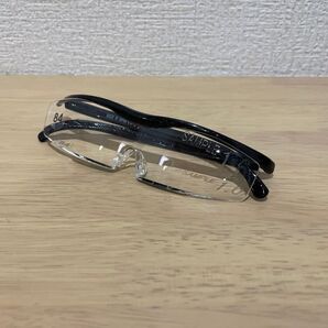 【美品】 ハズキルーペ コンパクト クリアレンズ 1.6倍 黒