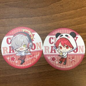 CR だるまいずごっど Rion コースター コースター アニカフェ アニメイトカフェ ミニキャラ