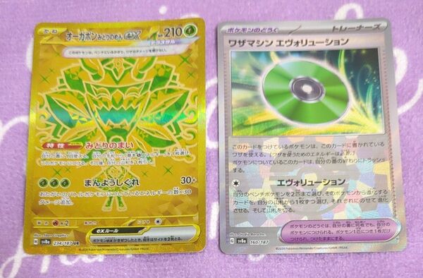 ポケモンカード オーガポンみどりのめんex UR ワザマシン エヴォリューション モンスターボールミラー どうぐ