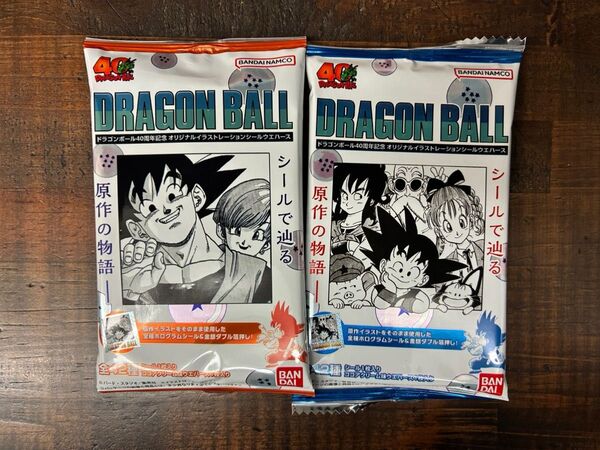 ドラゴンボール シール 40周年記念ウエハース パッケージのみ