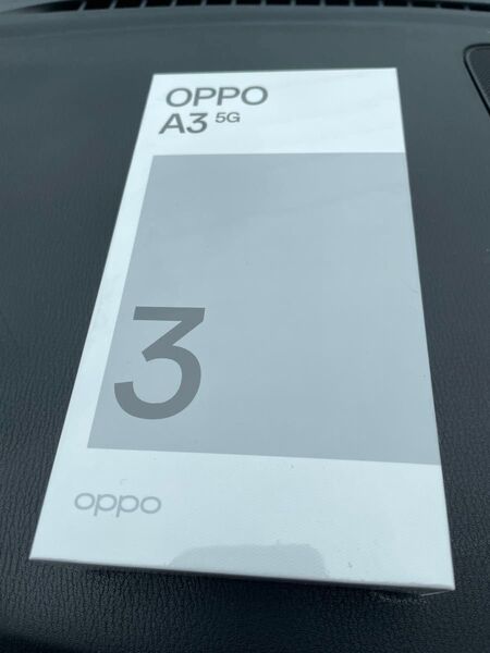 OPPO A3 5G 6.7インチ メモリー4GB ストレージ128GB ブラック ワイモバイル