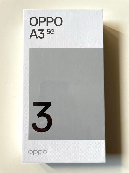 OPPO A3 5G 本体 新品未開封 パープル ワイモバイル まとめ売り