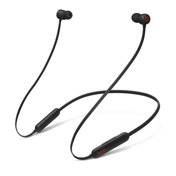 美品 ビーツフレックス ワイヤレスイヤホン beatsFlex 新品イヤピ付 黒 ブランド Bluetoothイヤホン