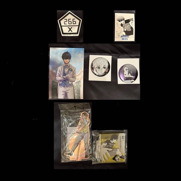 ブルーロック展 蜂楽 潔 凪 御影 ネス ブルロ 缶バッジ アクリルスタンド