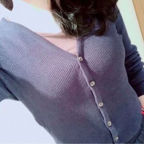 LEVI’S リーバイス カーディガン ボレロ s ネイビー