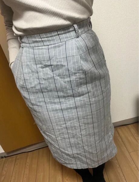 タイトスカート チェック柄 M