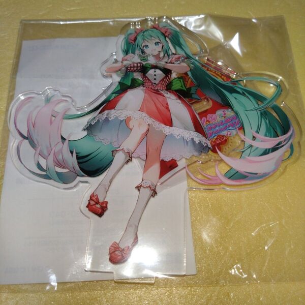 初音ミク 等身ラブリー C賞アクスタ セガラッキーくじ 初音ミク オシャレ魔女