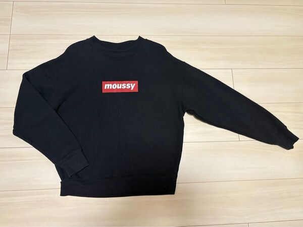 MOUSSY マウジー ロゴ トレーナー スウェット