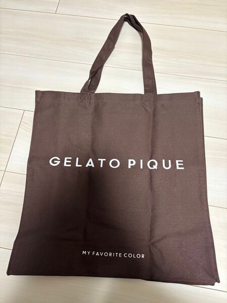gelato pique(ジェラート ピケ)ホビートートバッグ ブラウン