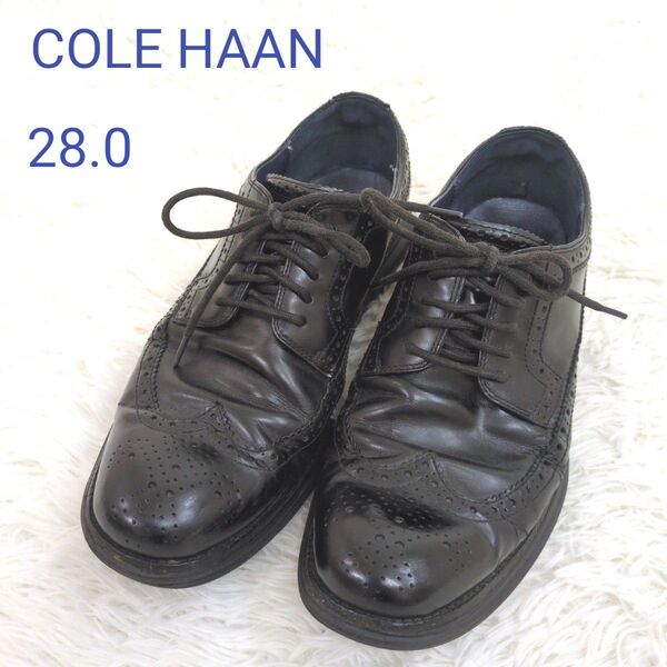 COLE HAAN コールハーン ビジネスシューズ ルナグランド C11717 ウイングチップ レザー US10M(28.0cm)
