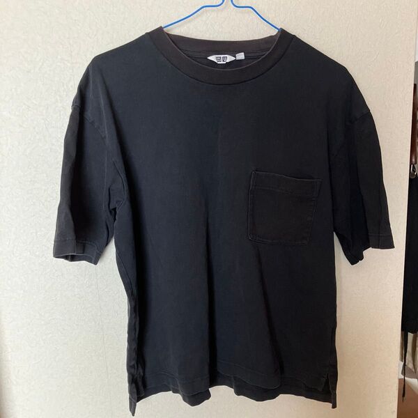 ユニクロU クルーネックTシャツ ブラック