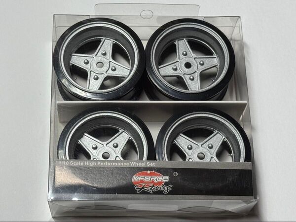 ☆KFORCE RACING 1/10 ホイール 4本セット オフセット6 新品☆ドリフト 小径ホイール 旧車 カスタムホイール