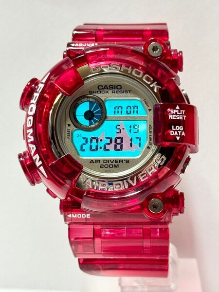 ☆CASIO G-SHOCK WCCS FROGMAN DW-8250WC クリアレッドカスタム☆フロッグマン 腕時計