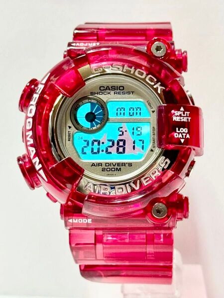 ☆CASIO G-SHOCK WCCS FROGMAN DW-8250WC クリアレッドカスタム☆フロッグマン 腕時計