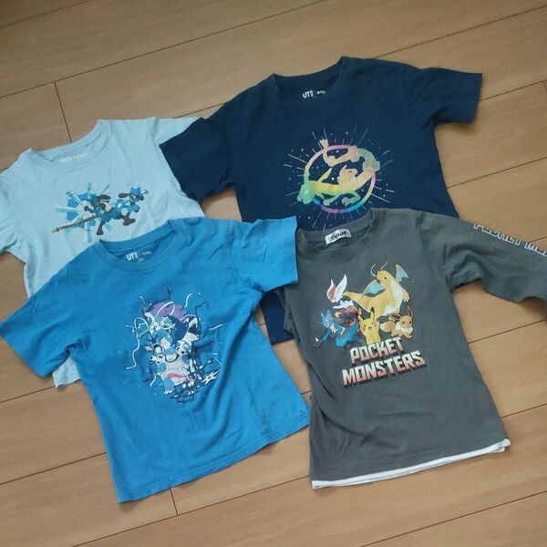 130センチ ポケモン半袖&長袖Tシャツ