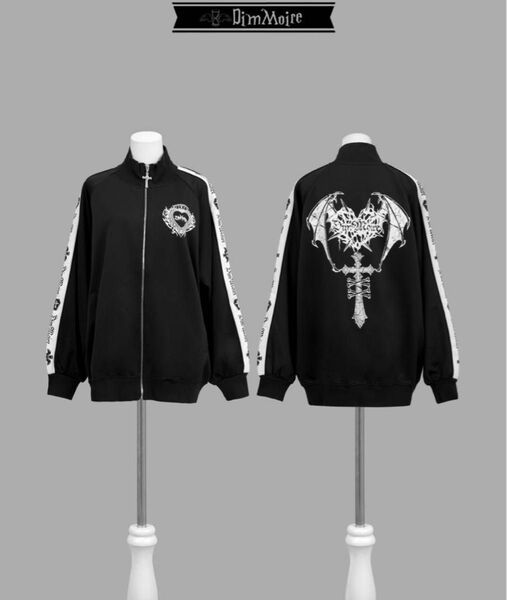 DimMoire ディムモアール ロゴプリントジャージトップス