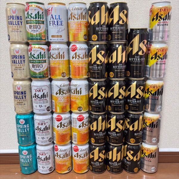 asahi アサヒ お酒 ビール まとめ売り ビタリスト クリアアサヒ スーパードライ生ジョッキ缶 ドライクリスタル 39本セット