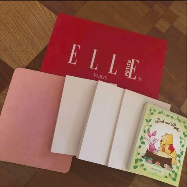 メモ帳 文具 ELLE 下敷き