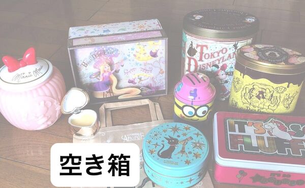 ディズニー お菓子缶 空き缶 USJ ゴンチャロフ 限定デザイン