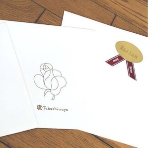 新品 ISETAN 高島屋 ラッピング袋 リボンシール