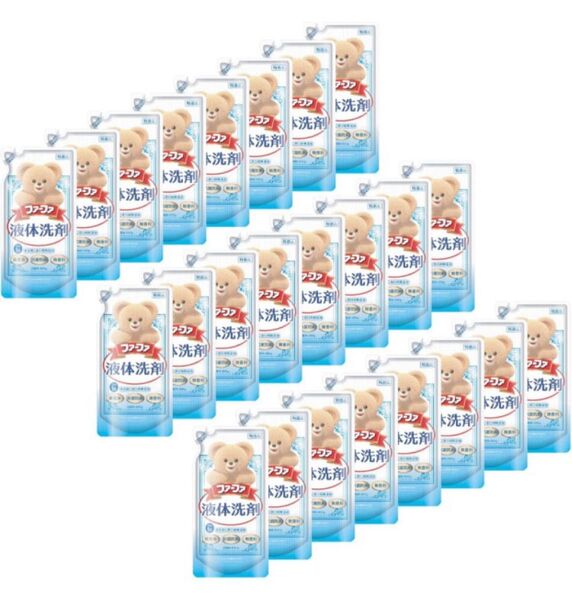 ファーファ 液体洗剤 本体 1本 詰替 24本 本体500g 詰替400g 詰め替え 日用品 洗剤 つめかえ