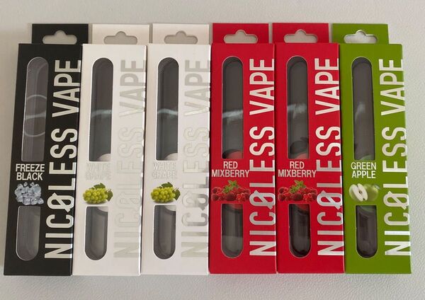 NICOLESS VAPE ニコレスベイプ フレーバー4種 6個セット