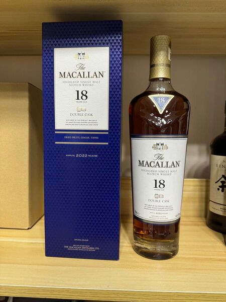 マッカラン MACALLAN 18年 ダブルカスク 2022 700ml スコッチウイスキー シングルモルト 【古酒】
