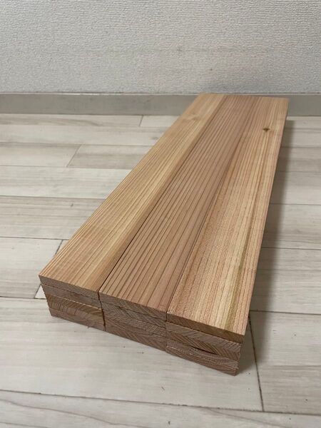杉 無垢材 乾燥材 11ミリ×64ミリ×600ミリ 15枚 工作 DIY