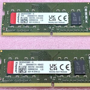 Kingston CBD32D4S2S8MF-16 2枚★PC4-25600DDR4-3200 SO-DIMM 32GB@16GB
