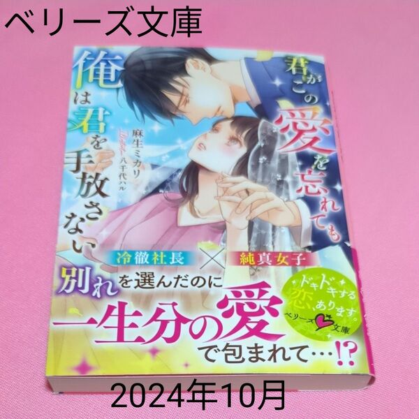 君がこの愛を忘れても、俺は君を手放さない (ベリーズ文庫 あ2-2) 麻生ミカリ/著 定価781円税込み価格tl文庫