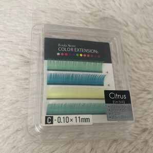 Foula Store カラーエクステ シトラス C-0.10×11mm
