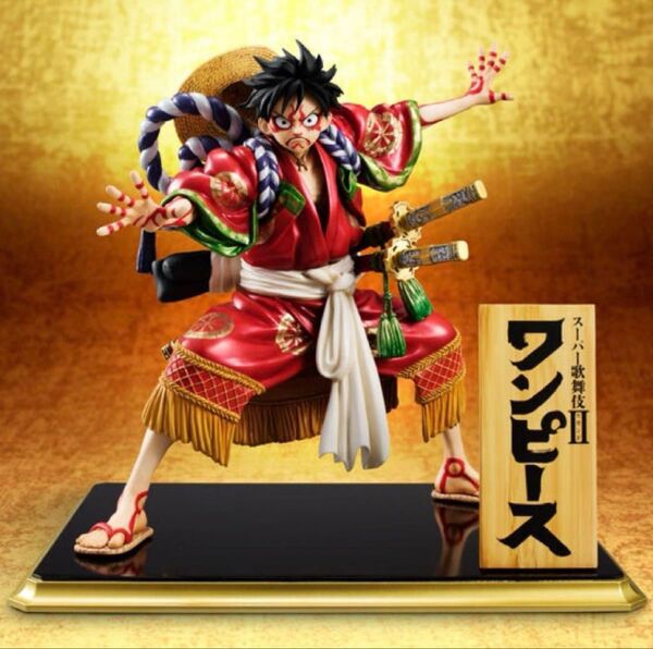 未開封 P.O.P.ワンピースフィギュア モンキー・D・ルフィ 歌舞伎ルフィ POP KABUKI EDITION 赤