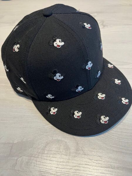 NEW ERA ニューエラ ミッキーマウス 総柄キャップ 帽子 黒