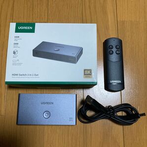 UGREEN HDMI 切り替え器 3入力1出力 HDMIセレクター