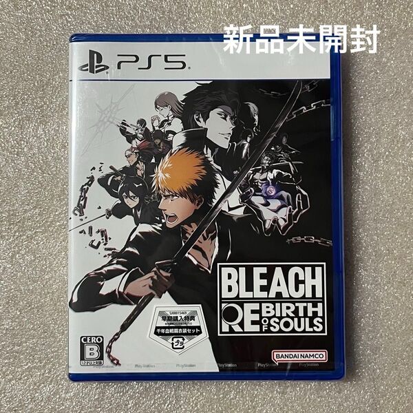 新品未開封 早期購入特典付き BLEACH Rebirth of Souls PS5