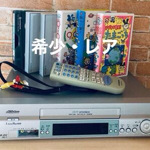 Victor VHSビデオデッキ HR-B12 リモコン接続コードたまごっちビデオテープクリーニングテープ等付属 全動作確認済み