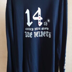 送料込み 希少 GOLDEN LOBBY ゴールデンロビー ブルーベルベッツ 長袖 ロンT ロカビリー ロックンロール 42