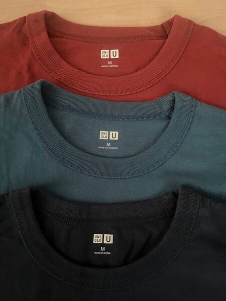 ユニクロ メンズ 半袖 Tシャツ 綿100
