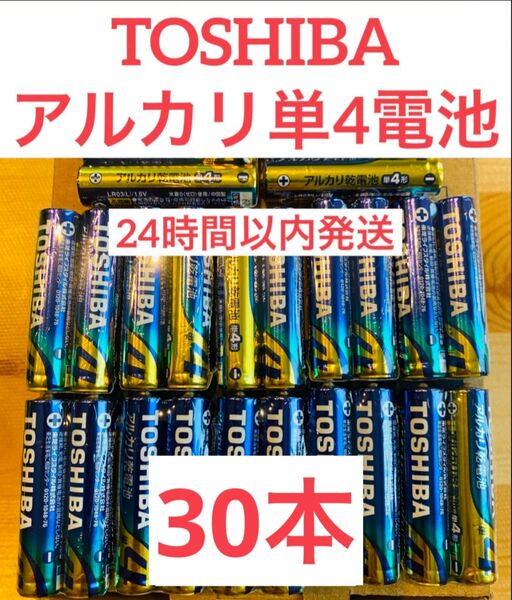 本日限定!単4【30本】長持ち アルカリ乾電池 単4電池 単4 単4形 単四