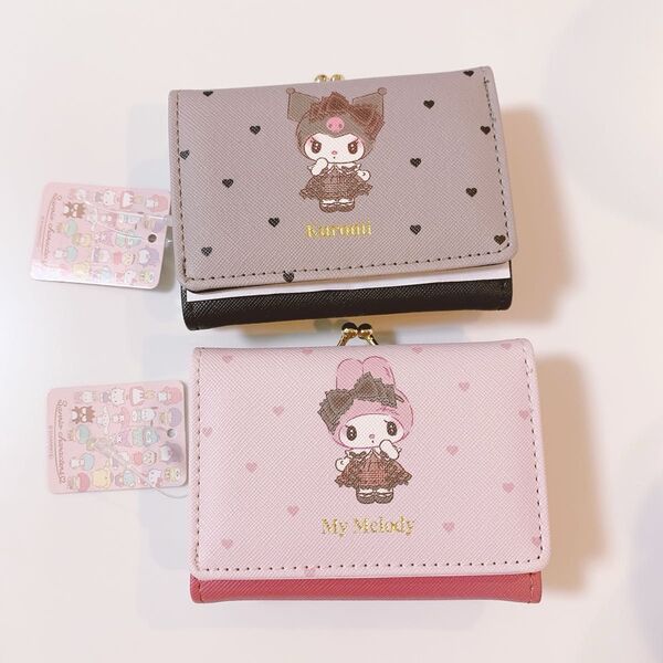 アベイル 秘密のメロクロ クロミ マイメロ 財布 カード入れ 小銭入れ